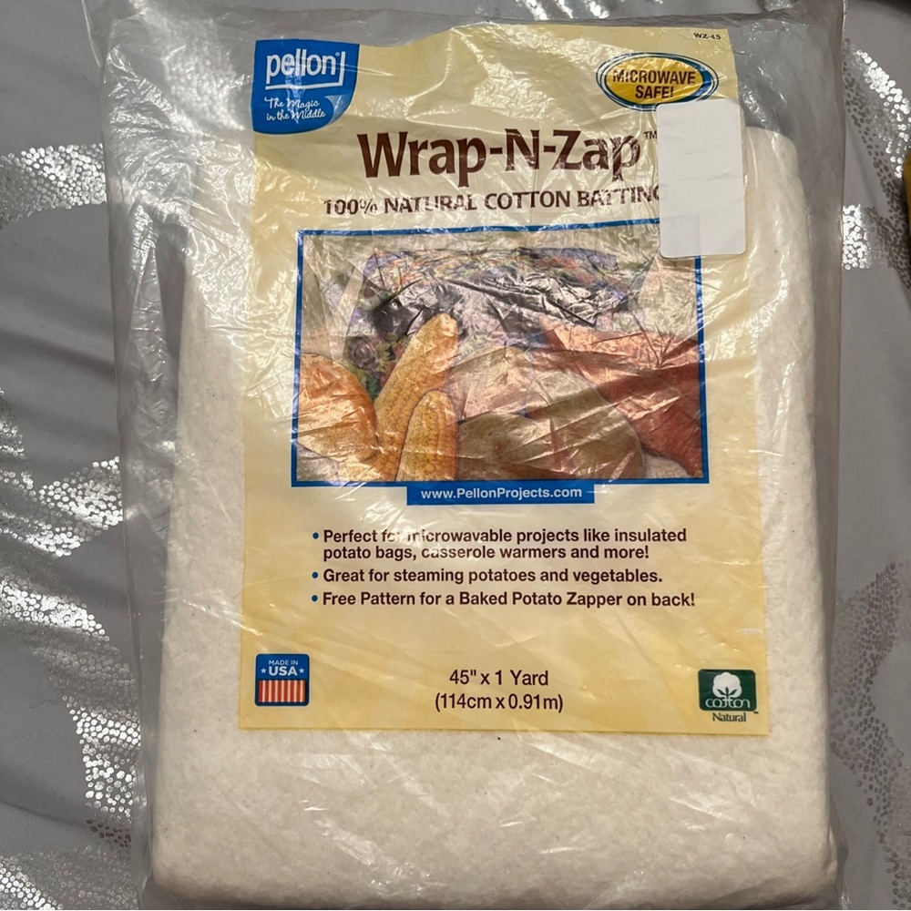 Pellon Wrap-N-Zap Cotton Batting